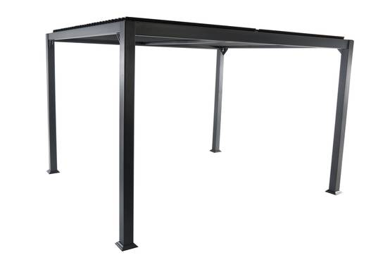 Ecloz - Pergola bioclimatique 3x3,6m aluminium anthracite ECLOZ - Image 1