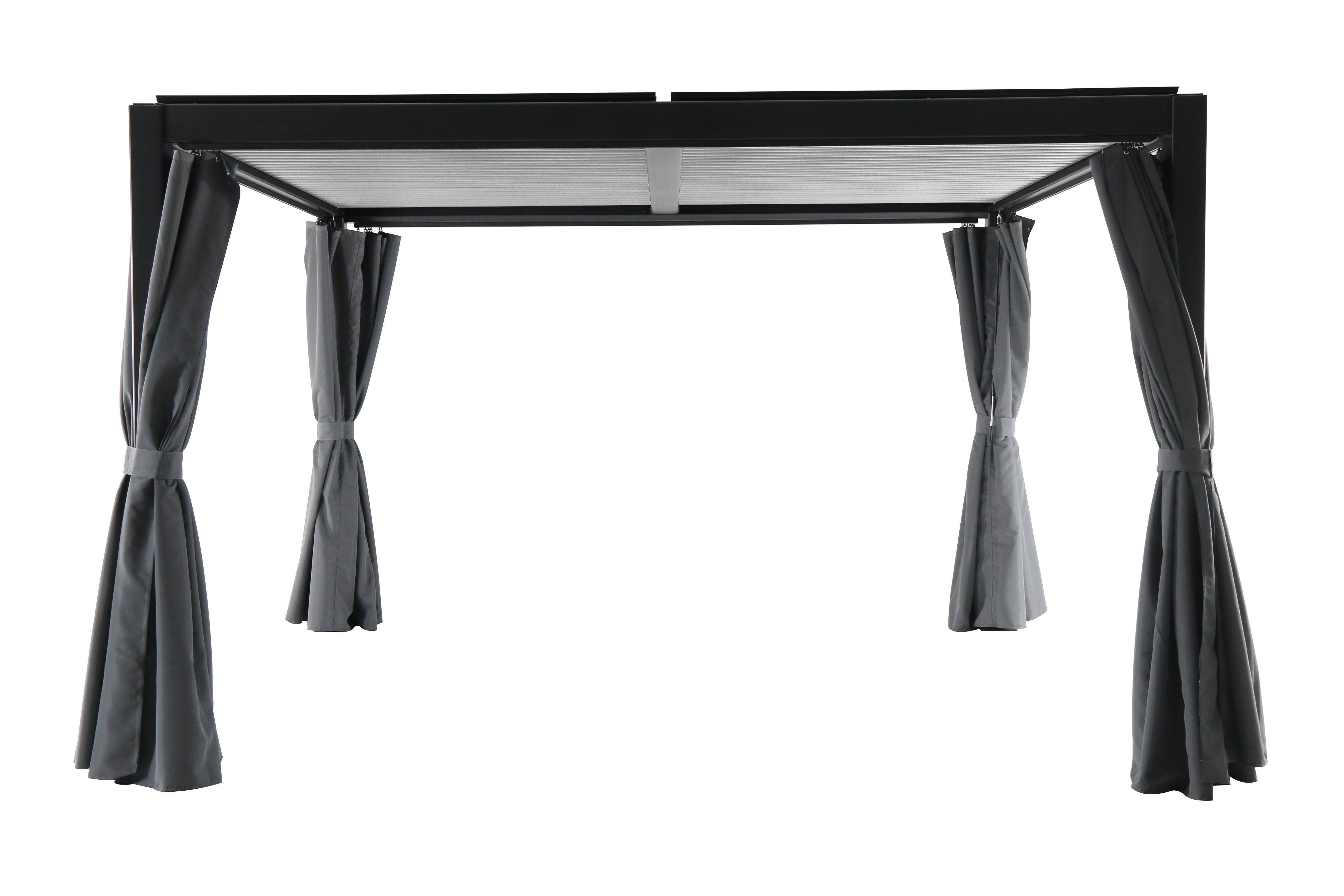 Ecloz - Pergola bioclimatique 3x3,6m aluminium anthracite ECLOZ - Imagen 4