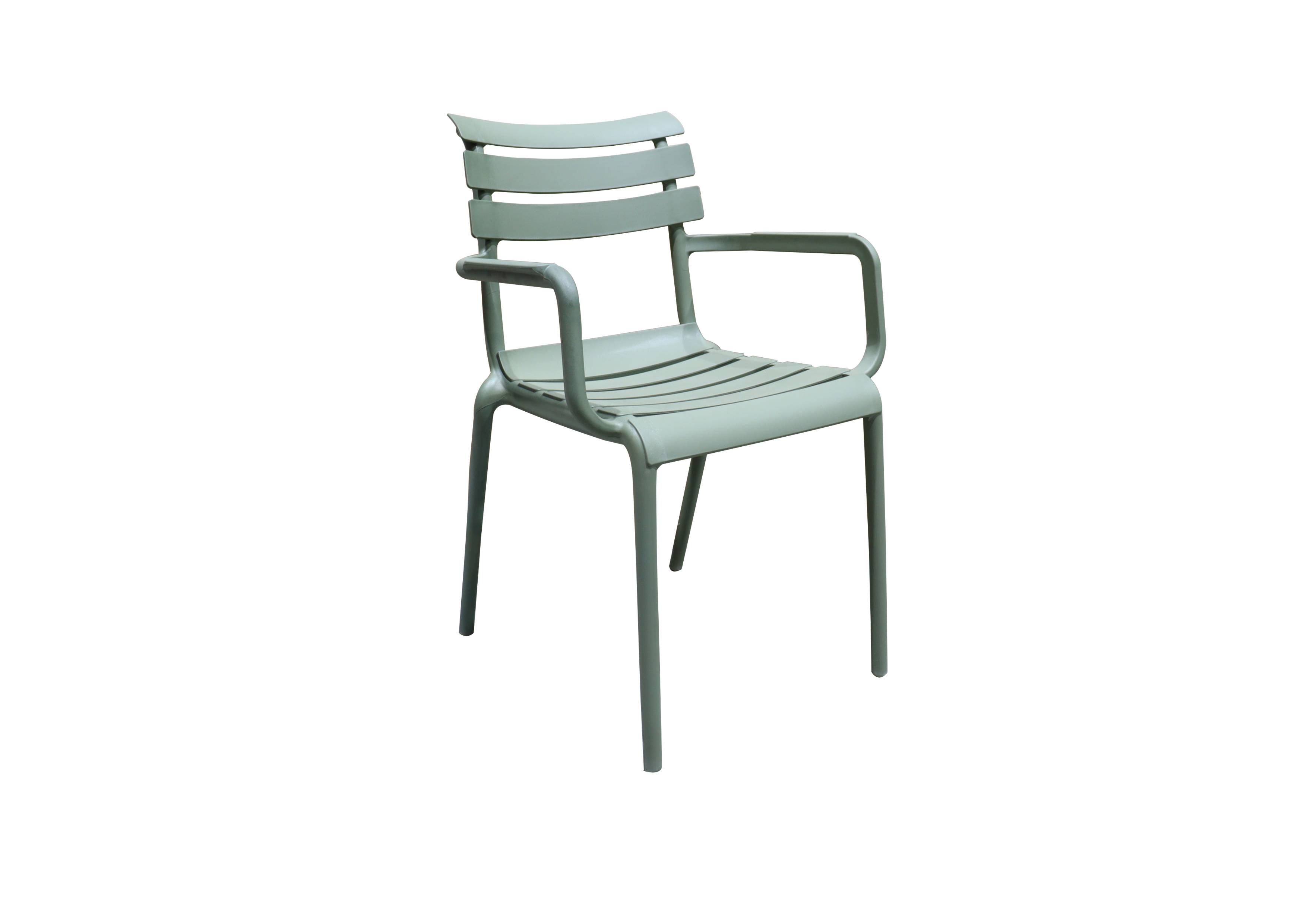 Ecloz - Fauteuil de jardin résine kaki Effie ECLOZ - Image 3