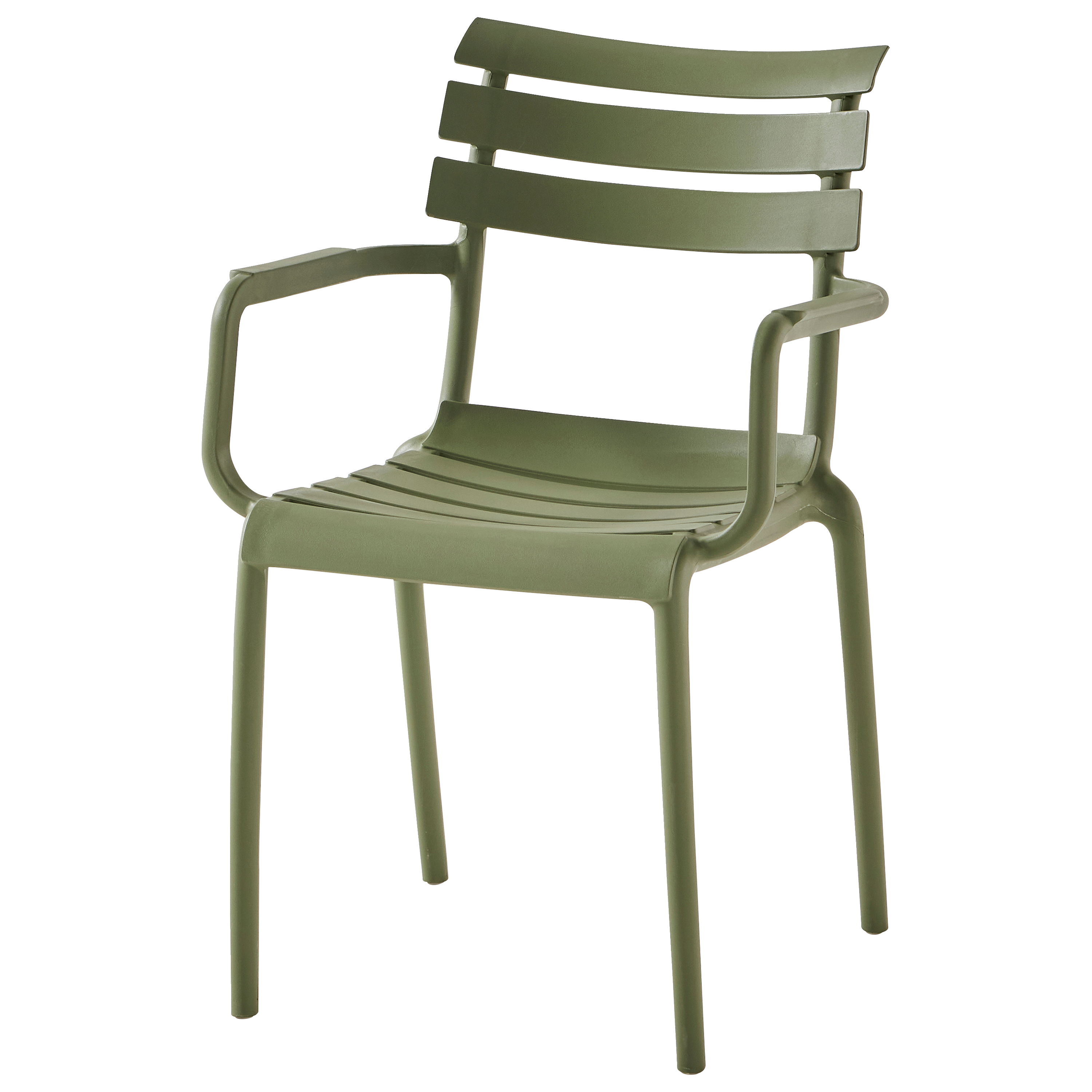 Ecloz - Fauteuil de jardin résine kaki Effie ECLOZ - Image 6