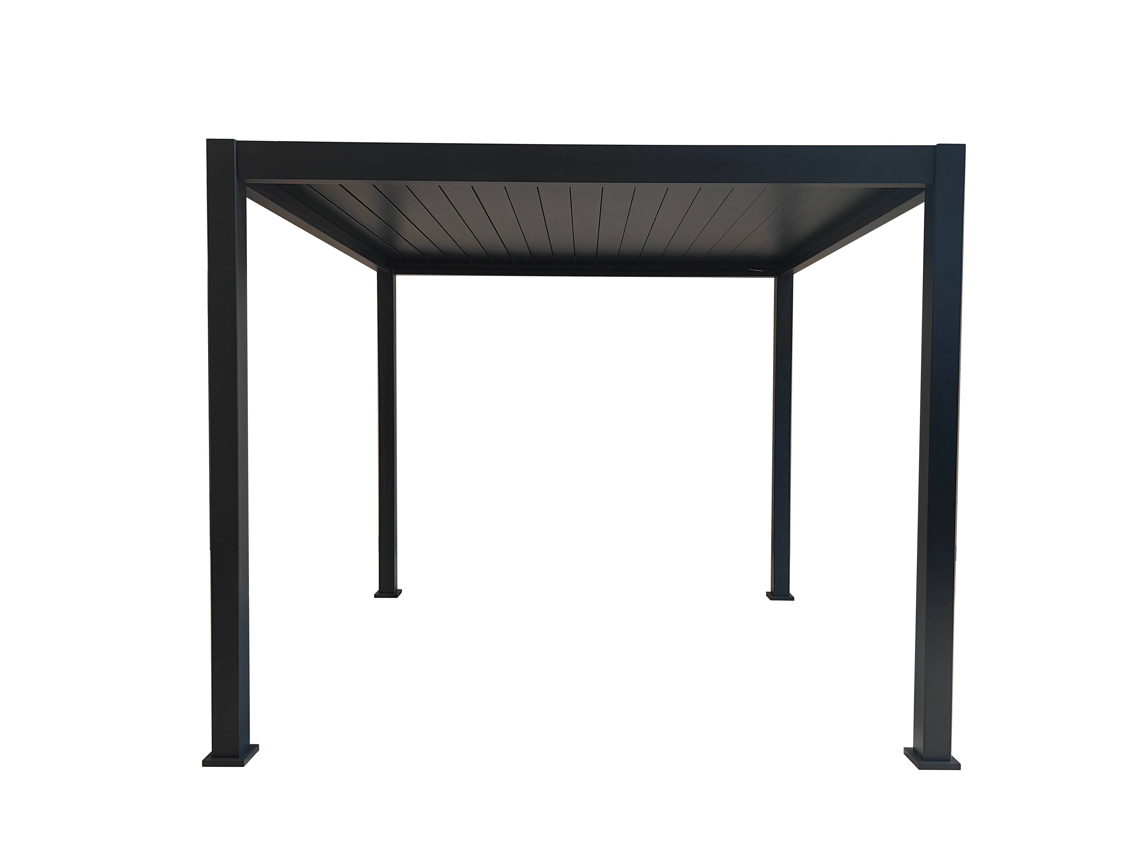 Ecloz - Pergola bioclimatique 3x3m aluminium anthracite ECLOZ - Imagen 1