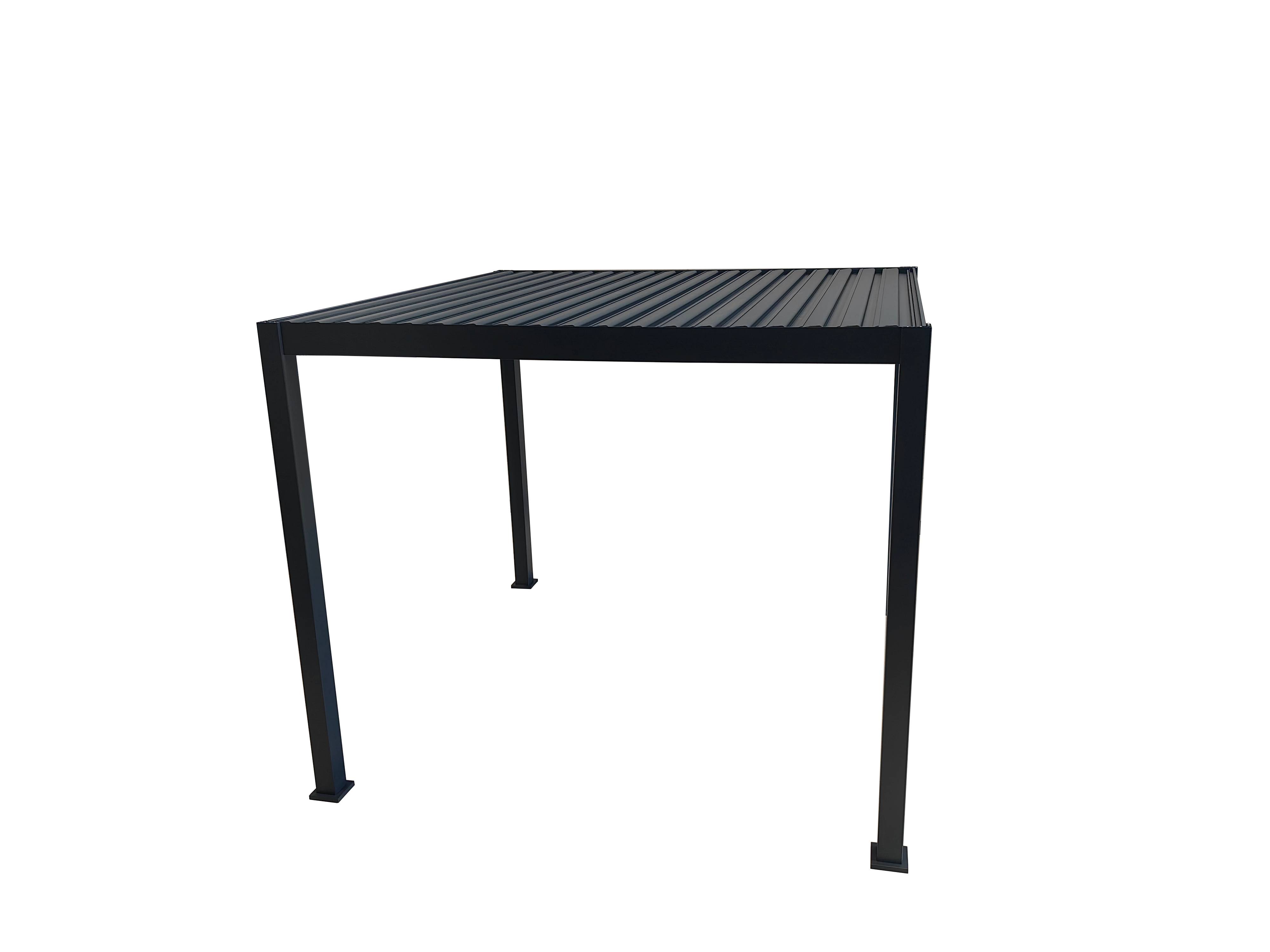 Ecloz - Pergola bioclimatique 3x3m aluminium anthracite ECLOZ - Imagen 2