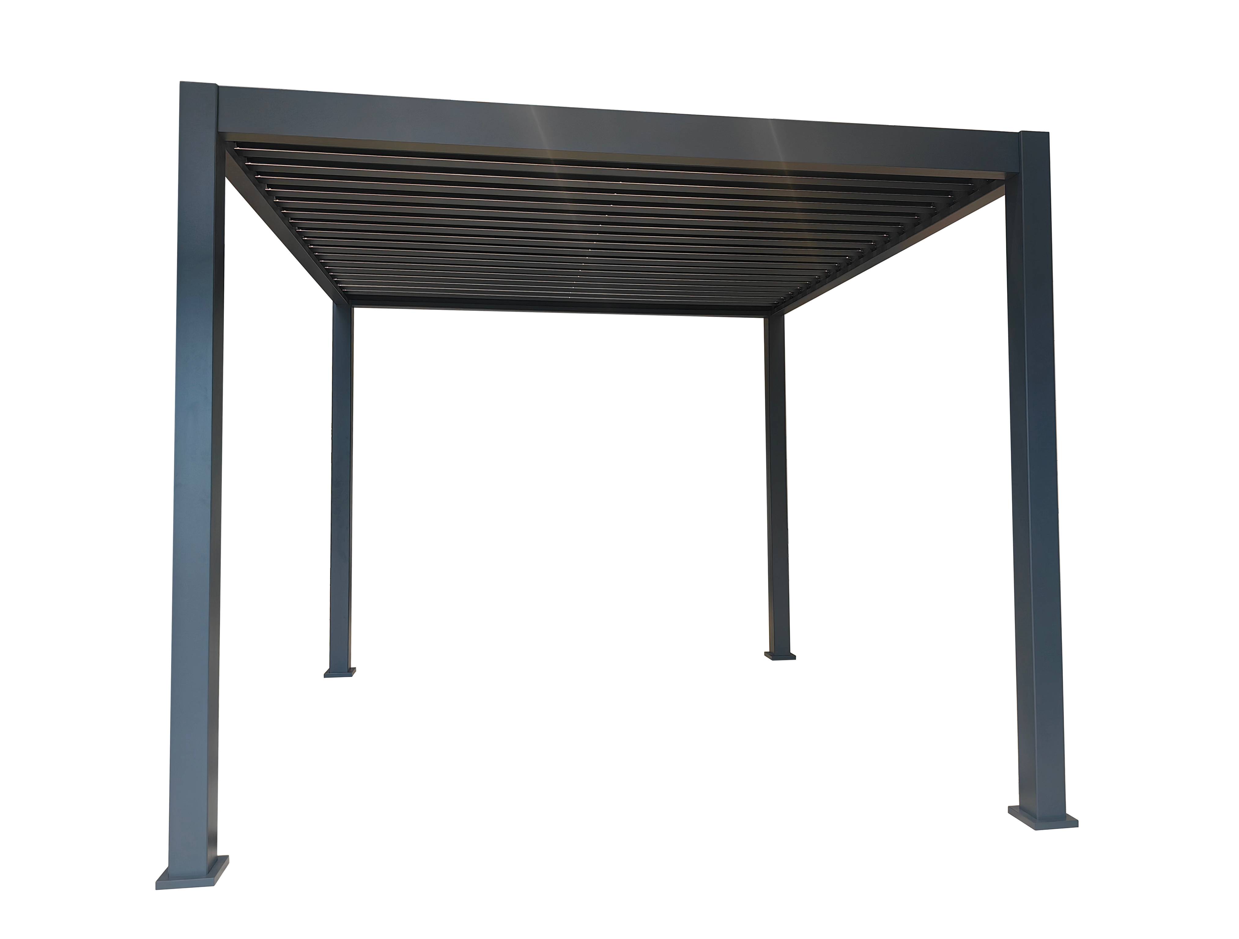 Ecloz - Pergola bioclimatique 3x3m aluminium anthracite ECLOZ - Imagen 8