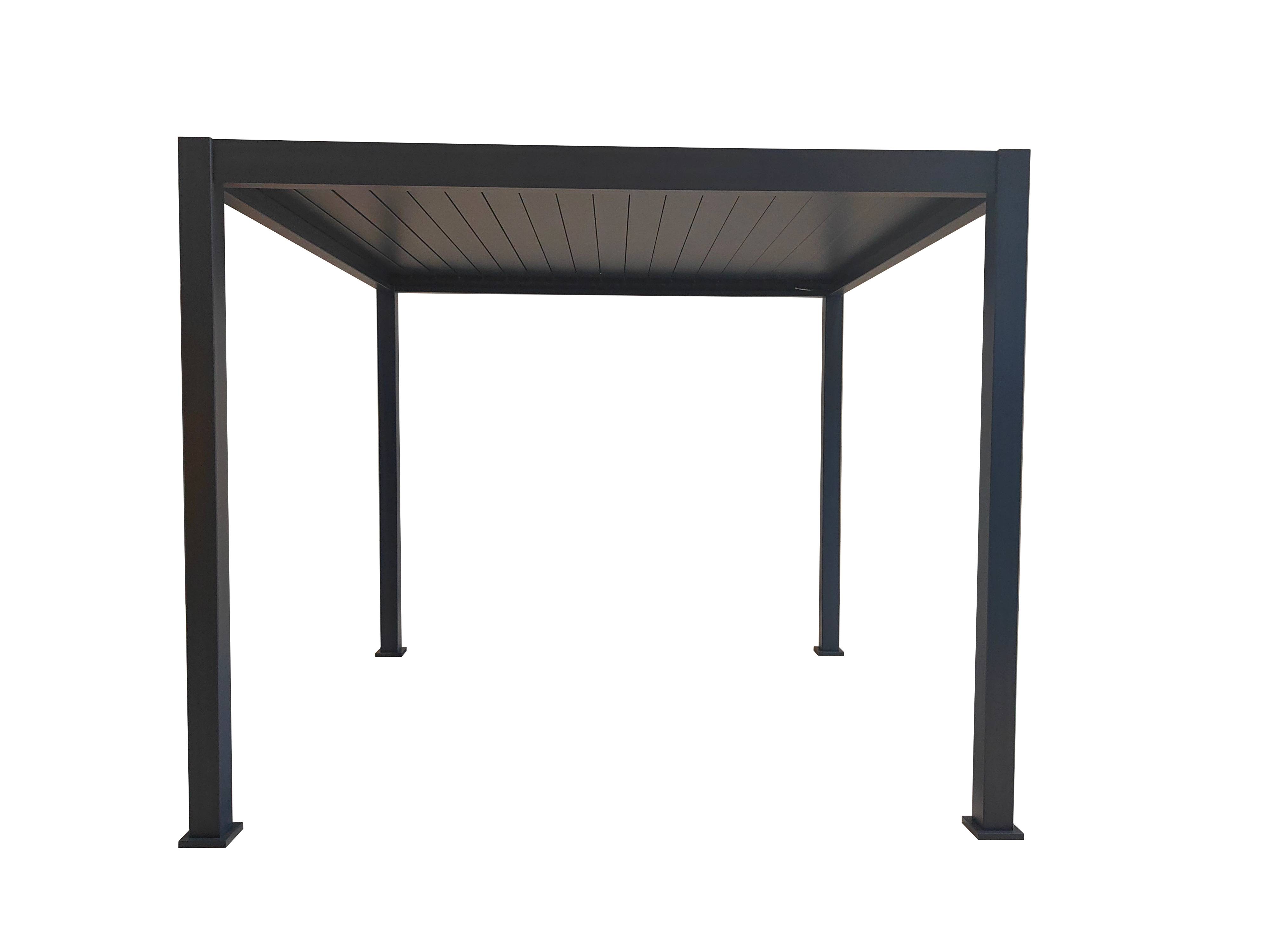 Ecloz - Pergola bioclimatique 3x3m aluminium anthracite ECLOZ - Imagen 10