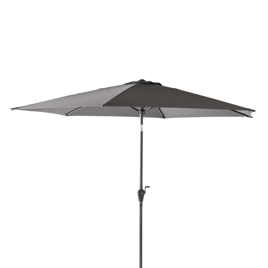 Ecloz - Parasol droit inclinable rond gris Ø3m 210g/m² Evan ECLOZ - Image 1