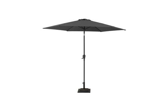 Ecloz - Parasol droit inclinable rond gris Ø3m 210g/m² Evan ECLOZ - Image 4