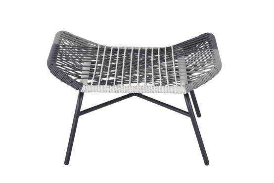 Ecloz - Salon de jardin acier anthracite 2 personnes Eloise ECLOZ - Image 7