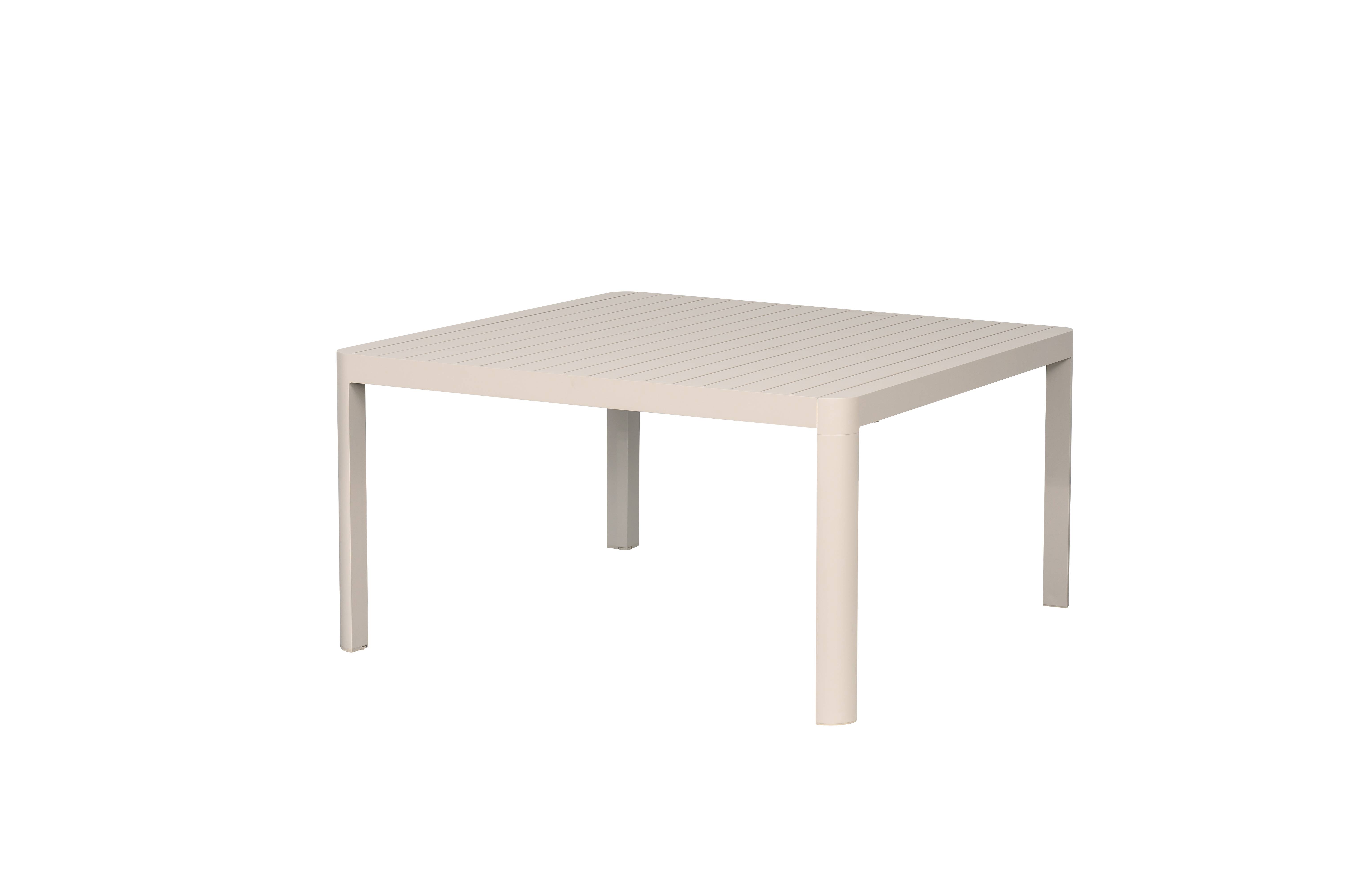 Ecloz - Table de jardin carrée extensible alu sable 6/8 personnes Eno - ECLOZ - Image 4