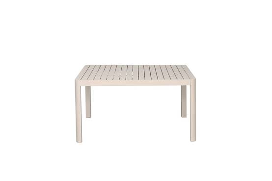 Ecloz - Table de jardin carrée extensible alu sable 6/8 personnes Eno - ECLOZ - Image 1