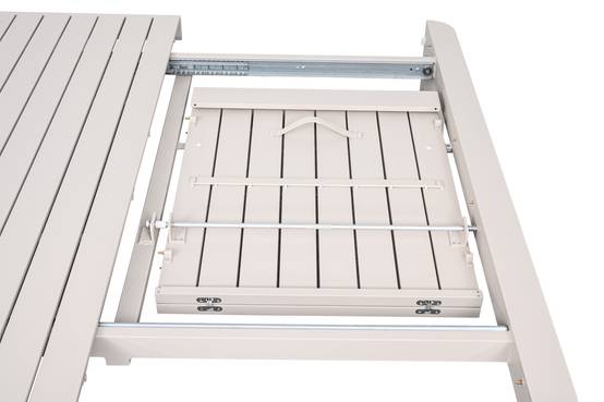 Ecloz - Table de jardin carrée extensible alu sable 6/8 personnes Eno - ECLOZ - Image 6