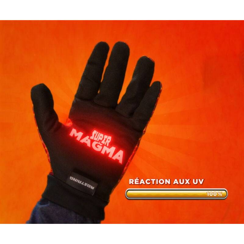 Gants enfant SUPERMAGMA réagit aux UV polyester gris 6-8 ans - Rostaing - Imagen 3