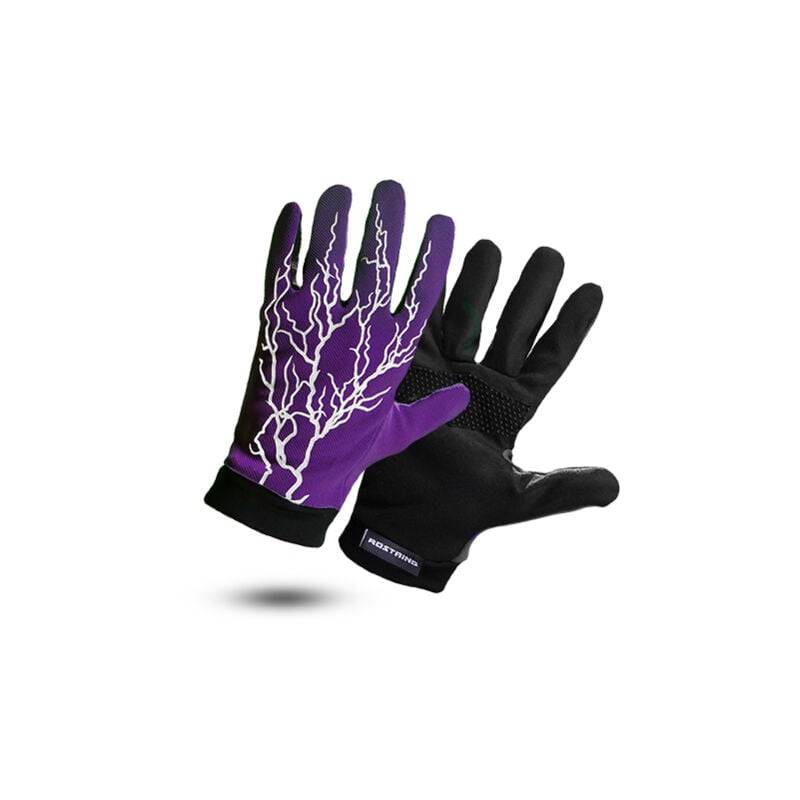 Gants enfant phosphorescents violet polyester S modèle SUPERELECTRO - Rostaing - Imagen 4