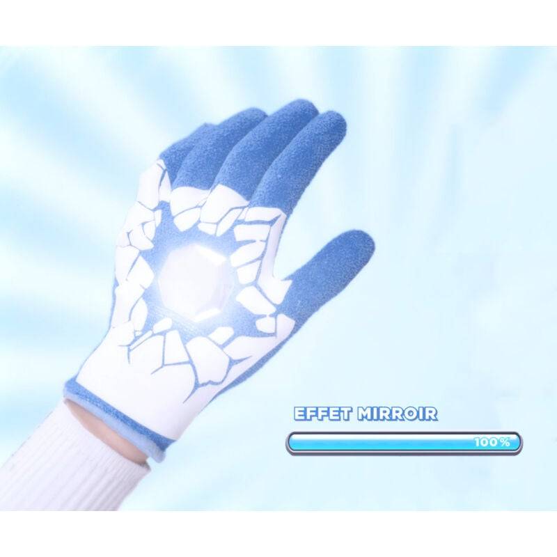 Gants enfant SUPERFREEZE effet miroir gris taille S 9-11 ans - Rostaing - Imagen 4