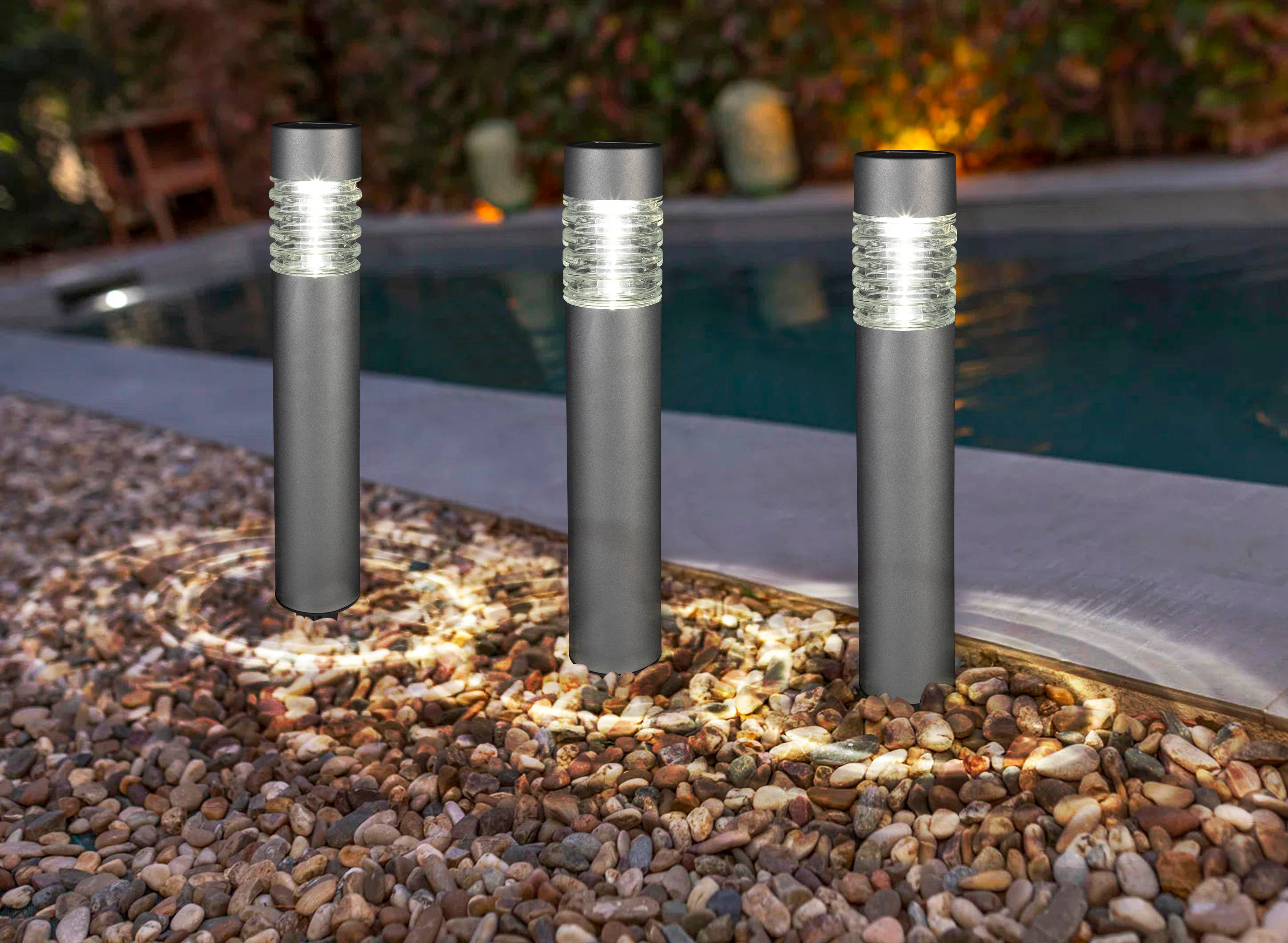 Ecloz - Balise solaire cyliNdre verre 10 lumens - ECLOZ - Image 2