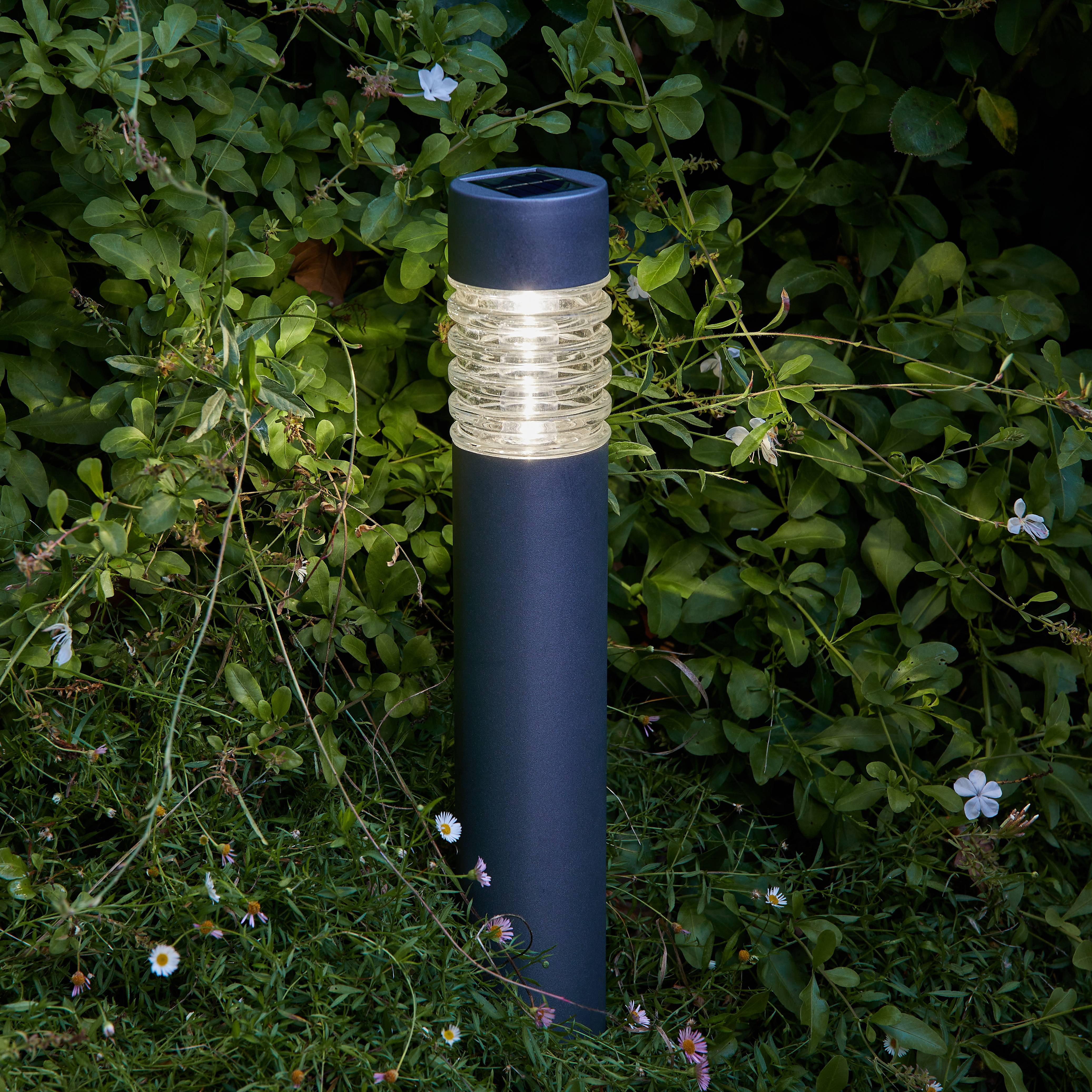 Ecloz - Balise solaire cyliNdre verre 10 lumens - ECLOZ - Imagen 3