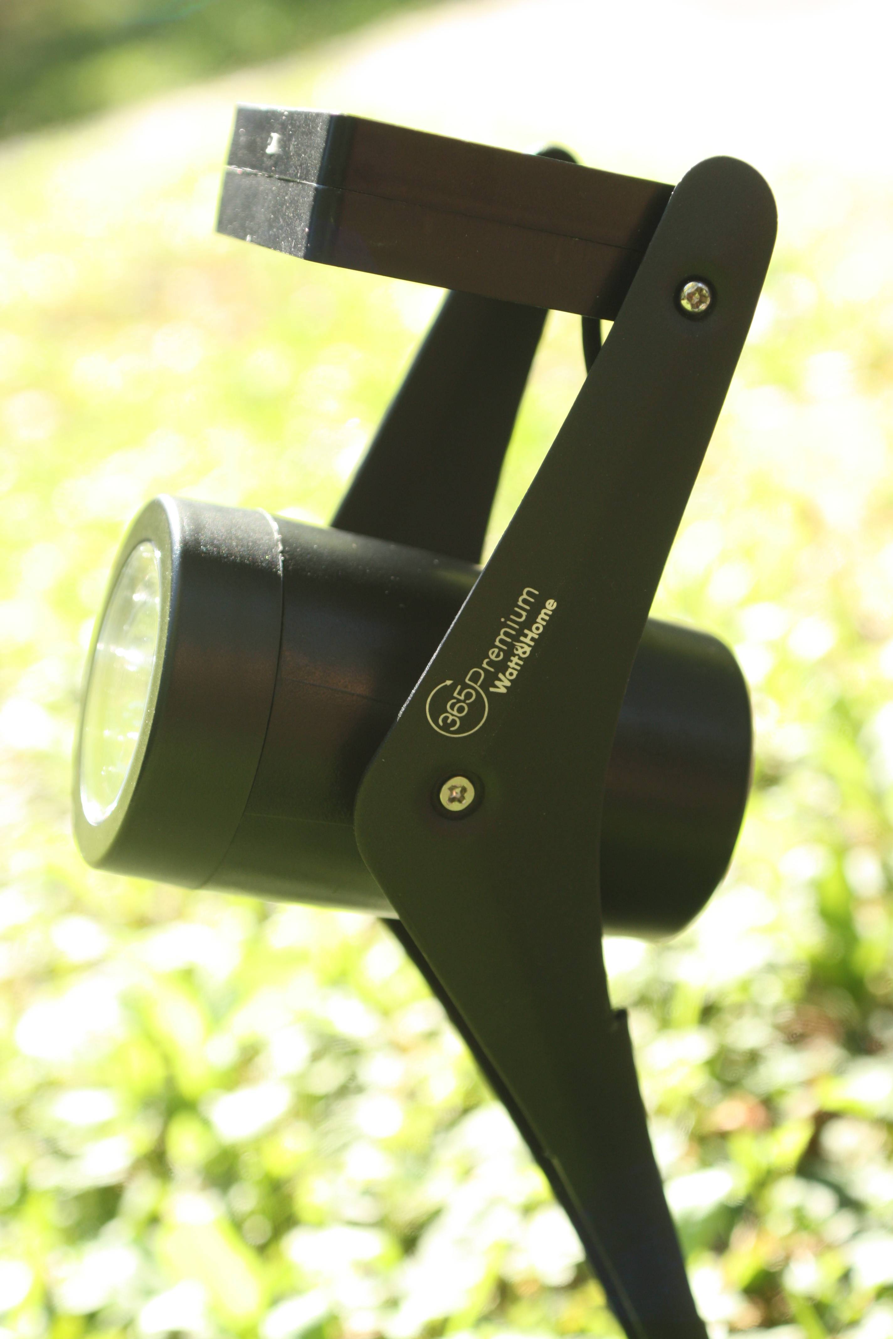Ecloz - Spot de seguridad para plantar aluminio negro 70 lúmenes - ECLOZ - Imagen 1
