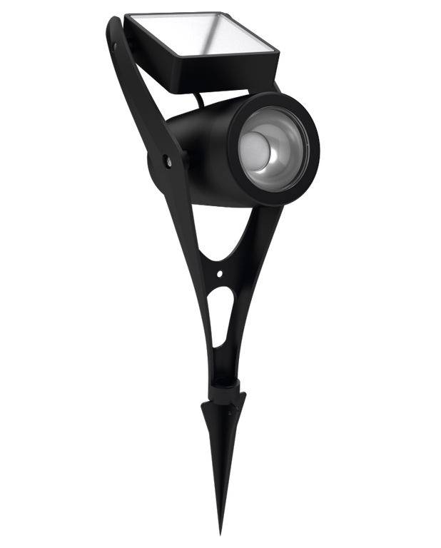 Ecloz - Spot sécurité à planter alu noir 70 lumens - ECLOZ - Image 2