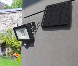 Ecloz - Projecteur mural alu noir 1000 lumens - ECLOZ