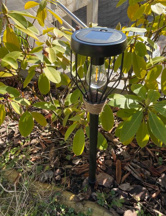 Ecloz - Balise solaire ampoule acier corde 10 lumens - ECLOZ - Image 1