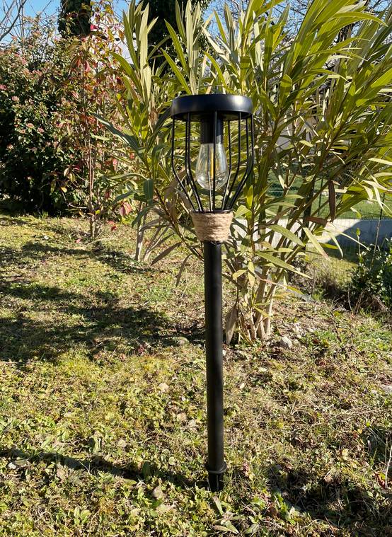 Ecloz - Balise solaire ampoule acier corde 10 lumens - ECLOZ - Image 4