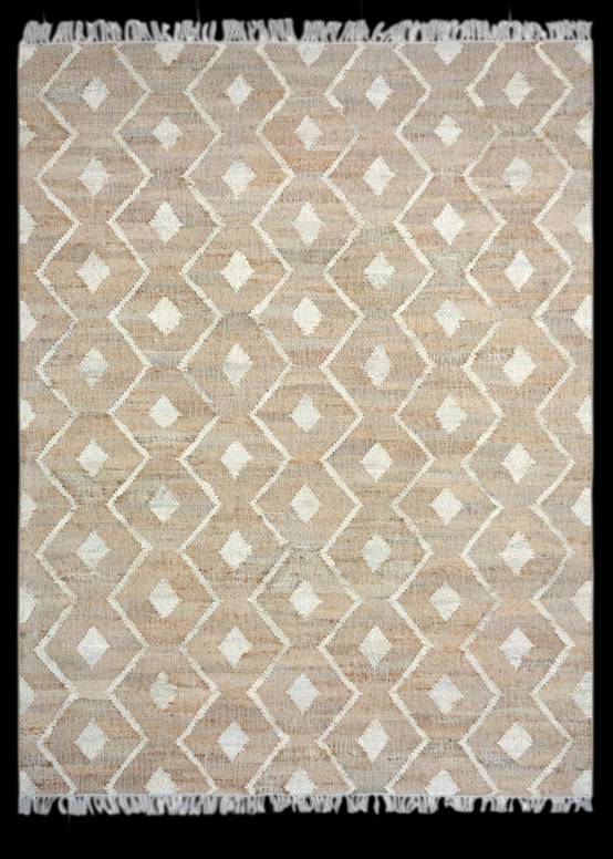Ecloz - Tapis naturel blanc 200x140 - ECLOZ