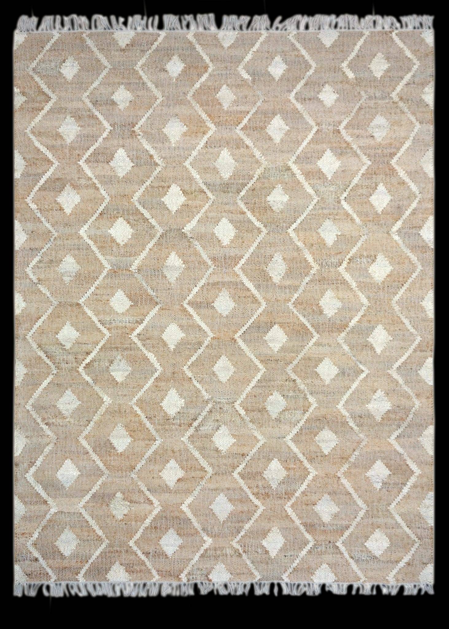 Ecloz - Tapis naturel blanc 200x140 - ECLOZ