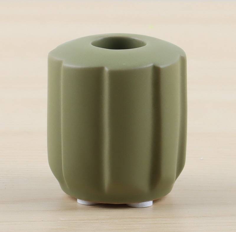 Ecloz - Bougeoir fleur vert - ECLOZ