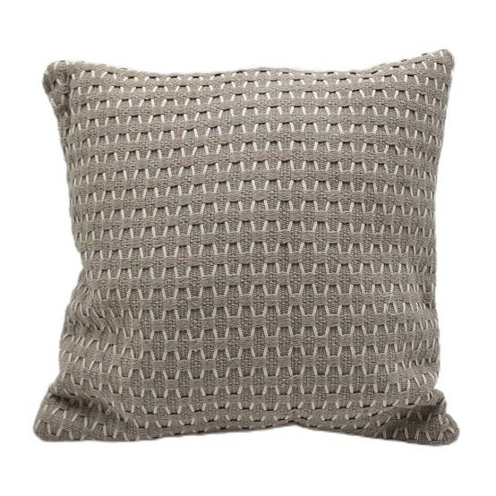 Ecloz - Coussin marron relief - ECLOZ