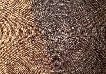 Ecloz - Tapis rond Ø 100 cm marron foncé - ECLOZ - Image 1