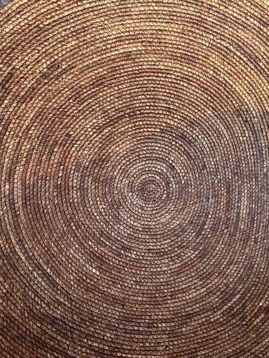 Ecloz - Tapis rond Ø 100 cm marron foncé - ECLOZ - Image 2