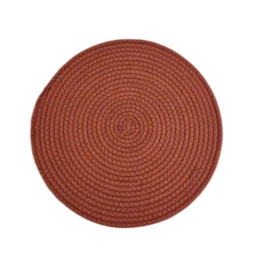 Ecloz - Set de table en coton terracotta - ECLOZ
