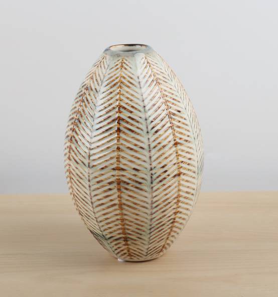 Ecloz - Soliflore rond beige H. 18 cm - ECLOZ