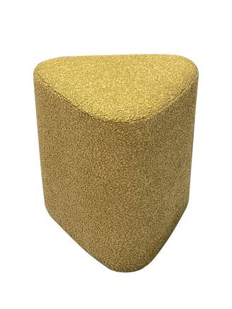 Ecloz - Pouf triangulaire ocre - ECLOZ