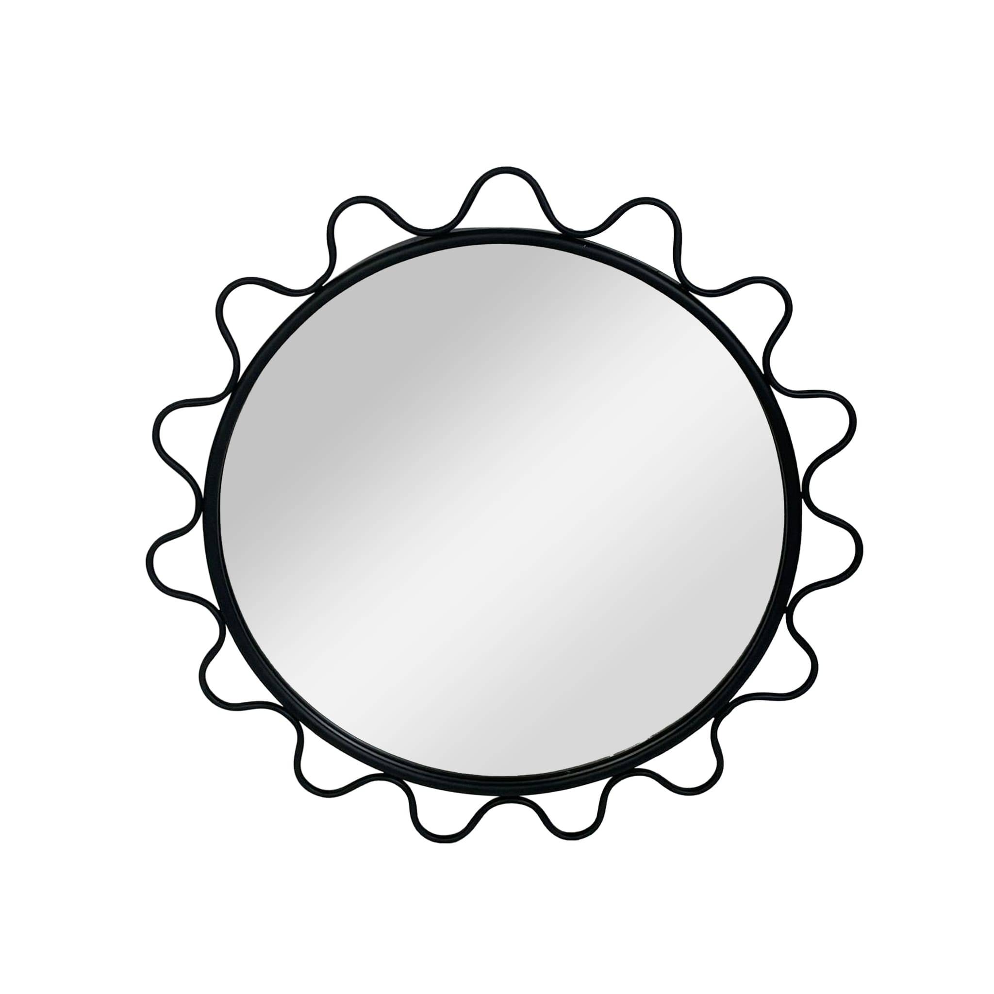 Ecloz - Miroir en métal noir - ECLOZ