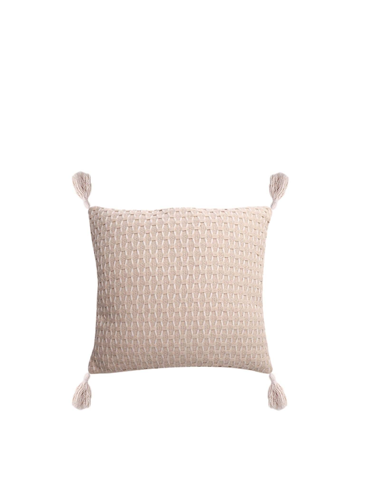 Ecloz - Coussin beige relief - ECLOZ