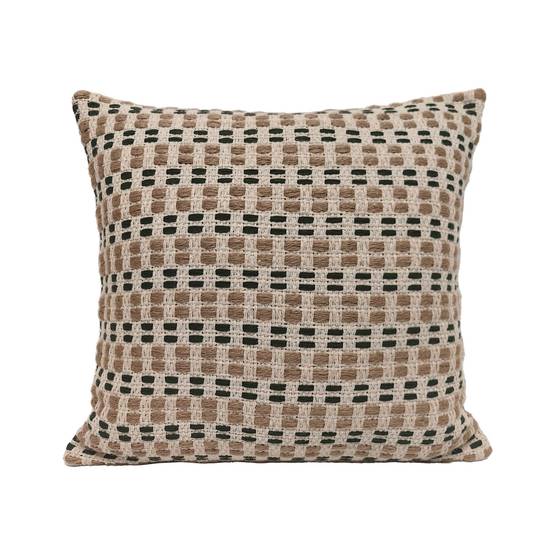 Ecloz - Coussin vert et beige - ECLOZ