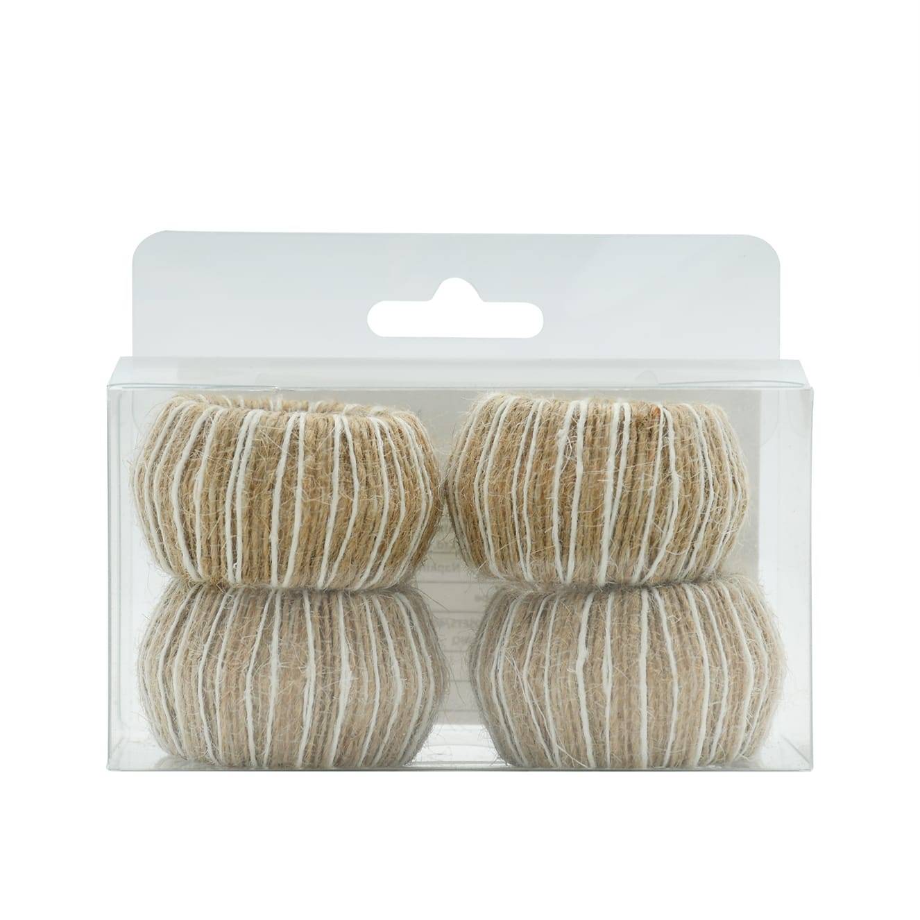 Ecloz - Rond de serviette marron et beige - ECLOZ