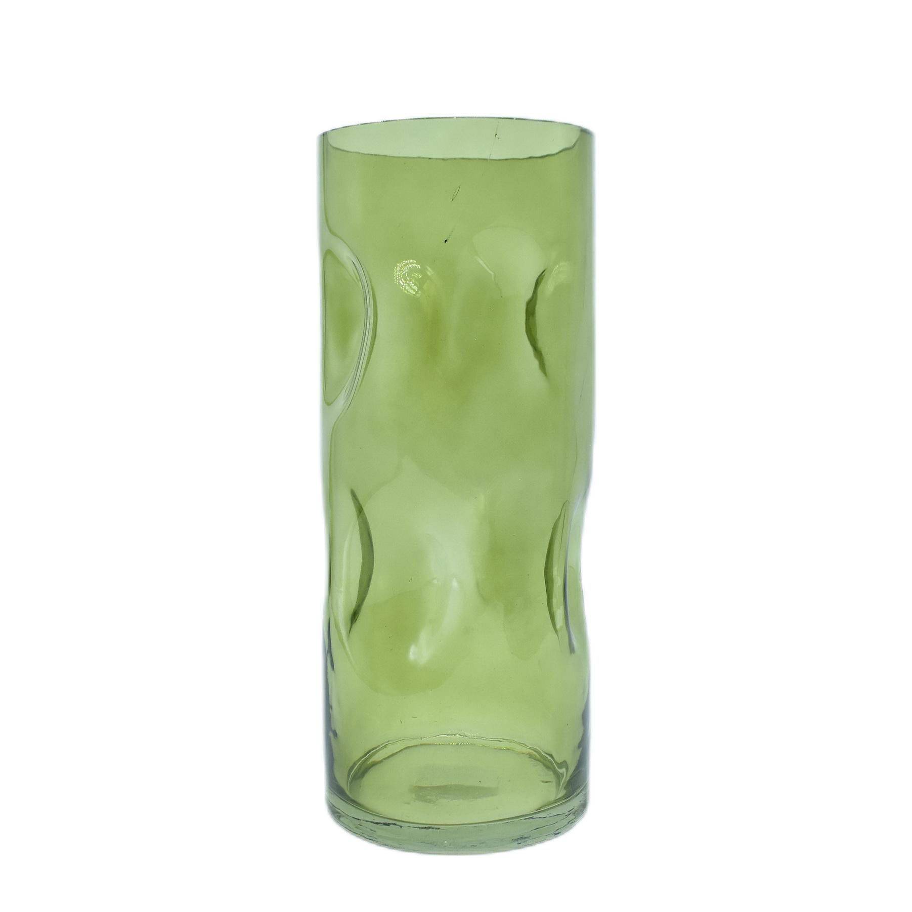 Ecloz - Jarrón deformado verde H. 29 cm - ECLOZ