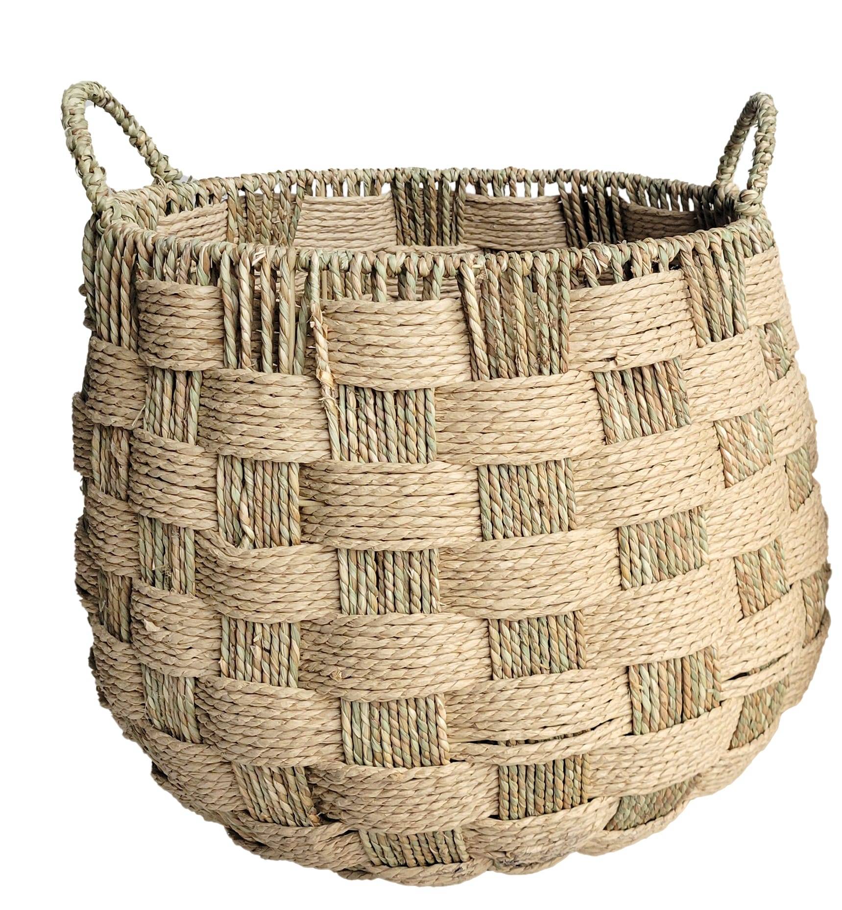 Ecloz - Panier tressé beige grand modèle - ECLOZ