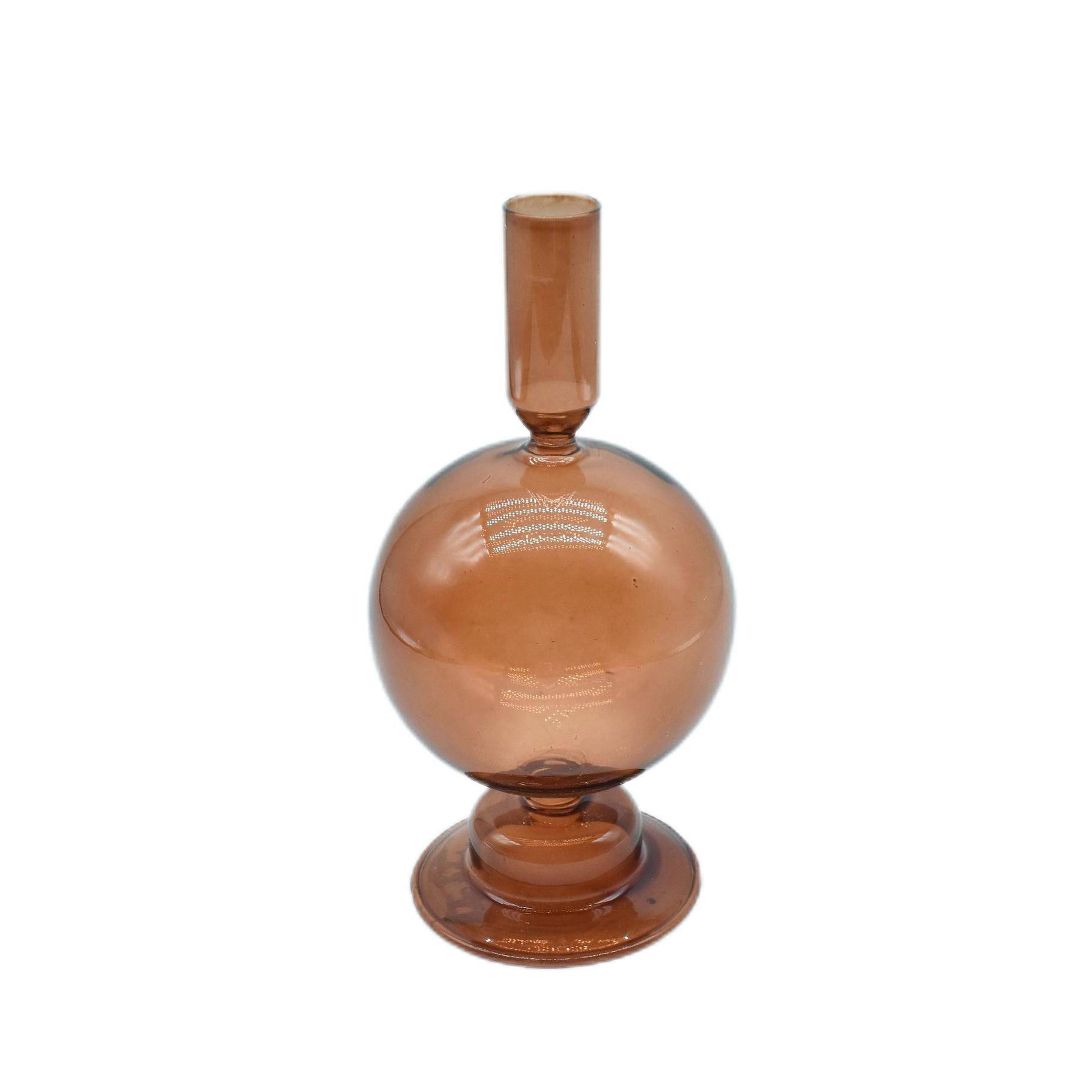 Ecloz - Bougeoir terracotta boule - ECLOZ