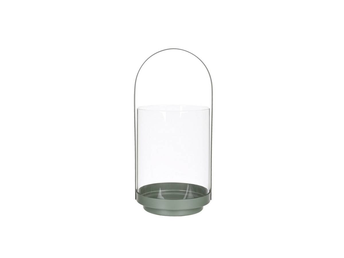 Ecloz - Lanterne métal vert H. 26 cm - ECLOZ