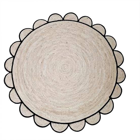 Ecloz - Tapis forme fleur Ø 120 cm - ECLOZ