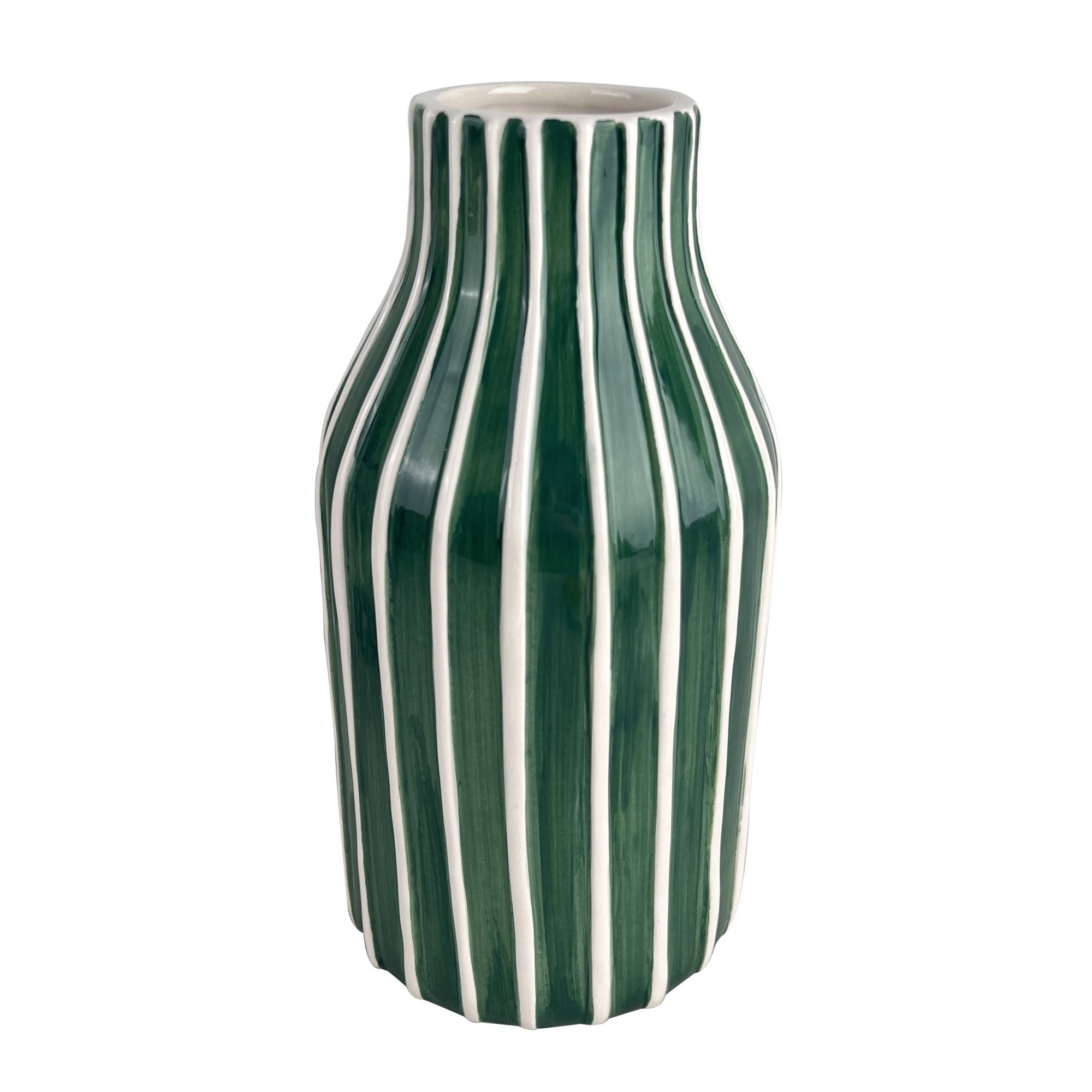 Ecloz - Vase vert et blanc - ECLOZ