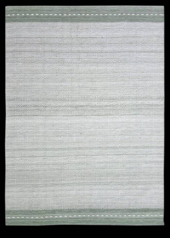 Ecloz - Tapis à motif 200x140 vert - ECLOZ