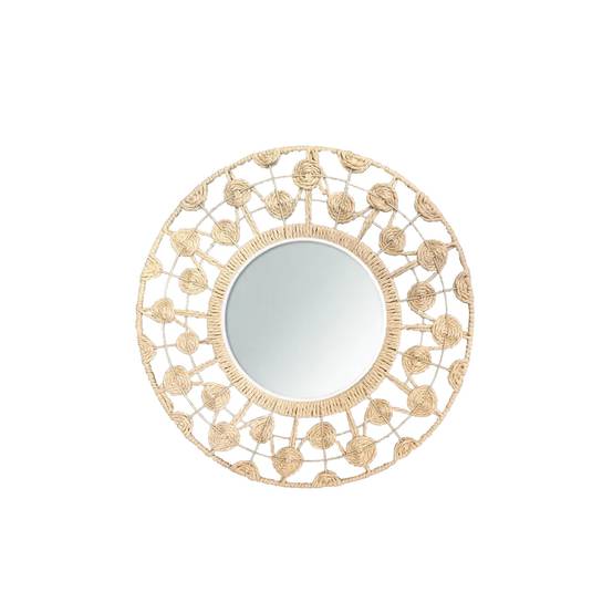 Ecloz - Miroir naturel en papier Ø 50 cm - ECLOZ