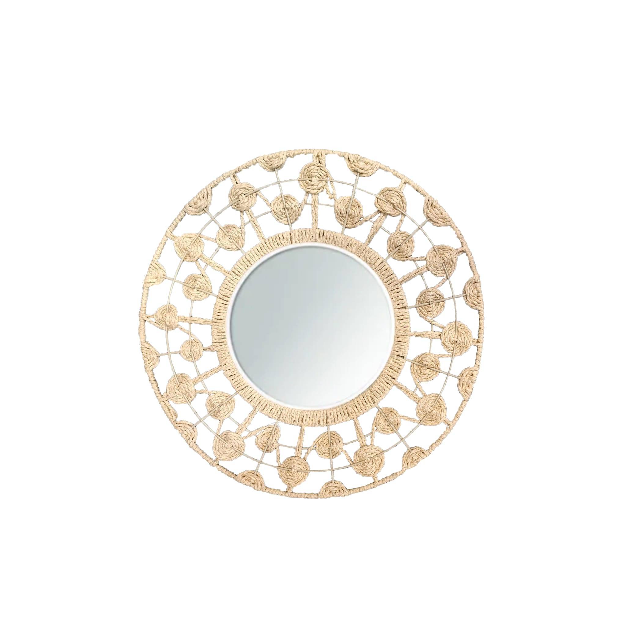 Ecloz - Miroir naturel en papier Ø 50 cm - ECLOZ