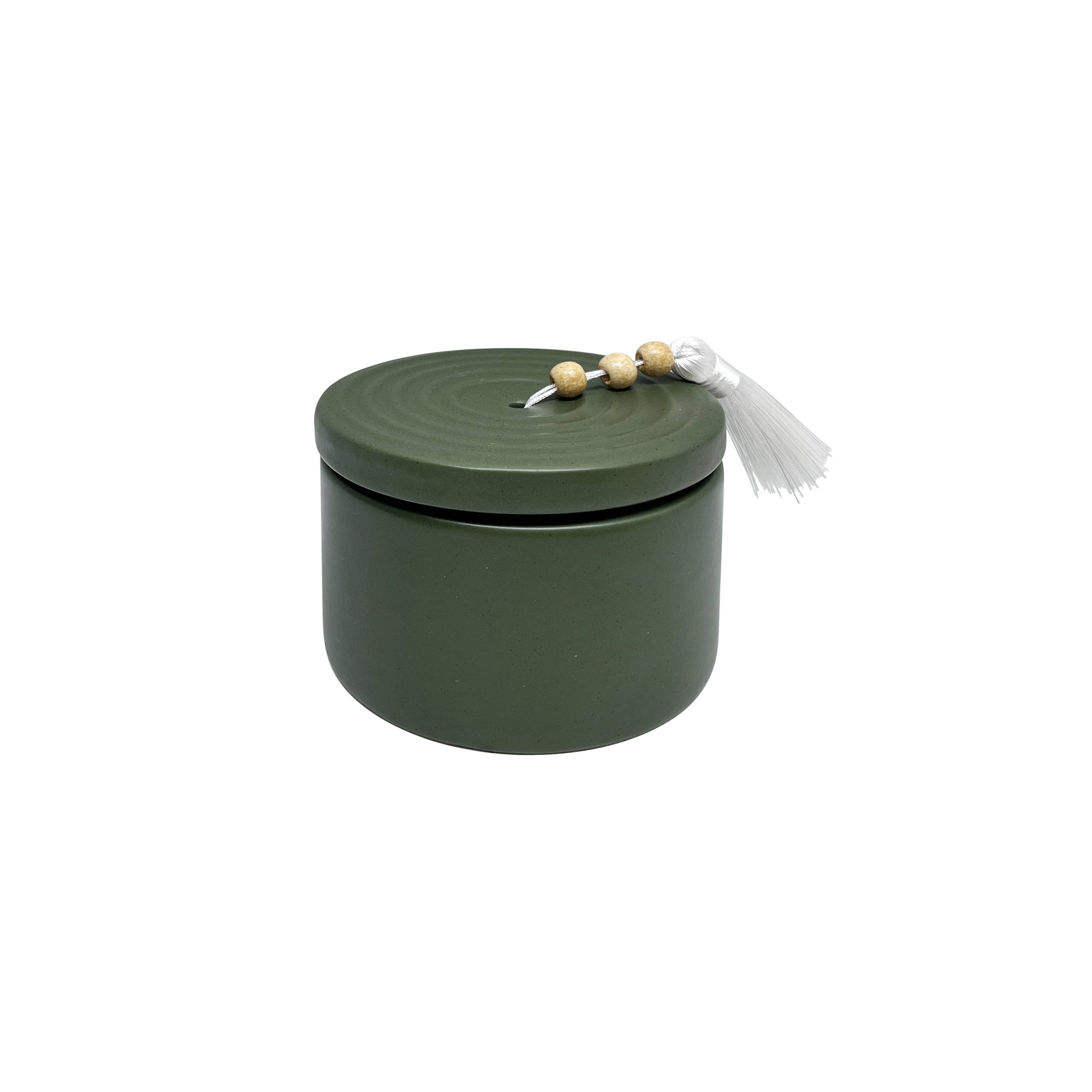 Ecloz - Caja de cerámica verde - ECLOZ