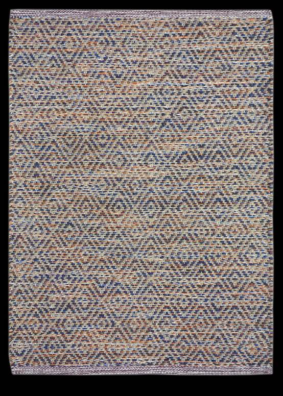 Ecloz - Tapis à losanges en coton et jute 80x50 - ECLOZ
