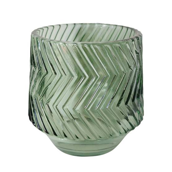 Ecloz - Photophore en verre vert - ECLOZ - Image 1