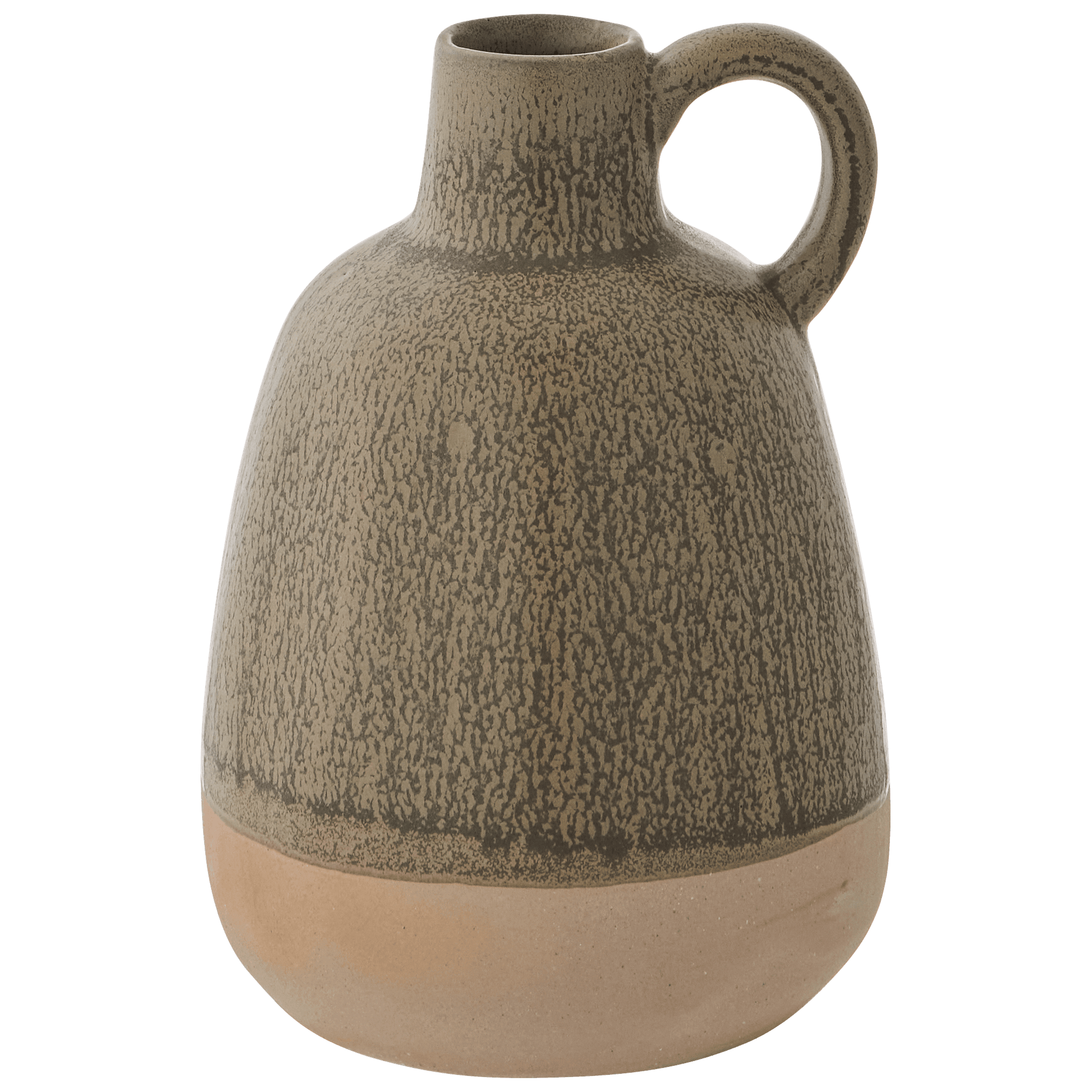 Ecloz - Vase vert foncé et beige H. 16 cm - ECLOZ - Image 2